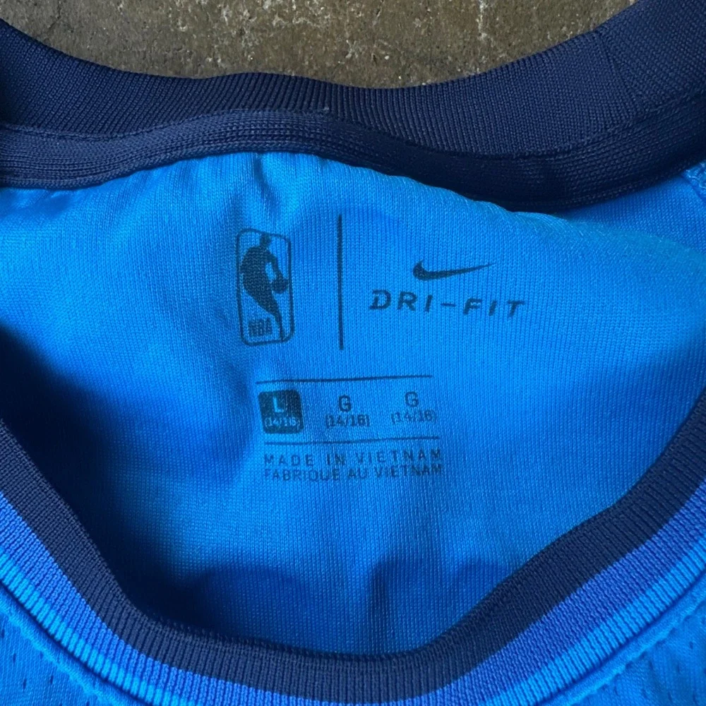 Nike Jersey Kids Large Blue Excellent Milwaukee Bucks Giannis Antetokounmpo 34